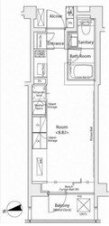 カスタリア市ヶ谷の物件間取画像